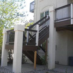 Lower Broadmoor Deck, Stairs and Railing