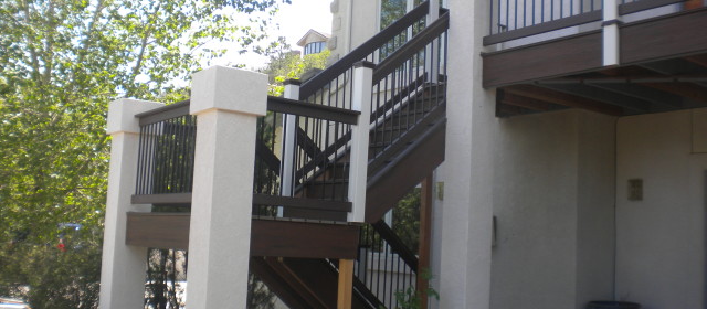 Lower Broadmoor Deck, Stairs and Railing
